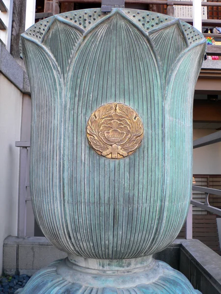 Buddhist symbol of lotus flower — Stock Photo, Image