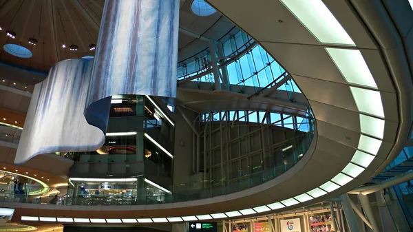 Wnętrze hali futurystyczny — Zdjęcie stockowe