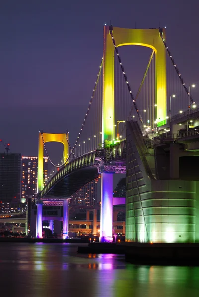 Міст веселки Токіо вертикальні — стокове фото