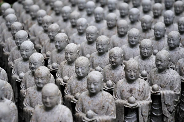 Japon jizo heykeller — Stok fotoğraf