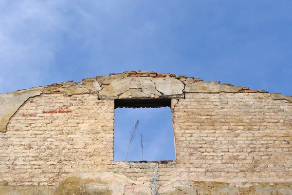 Ruiny dachu — Zdjęcie stockowe