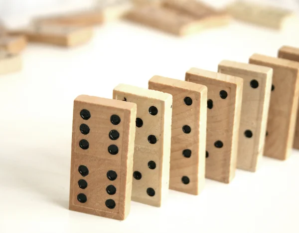 stock image Domino effect