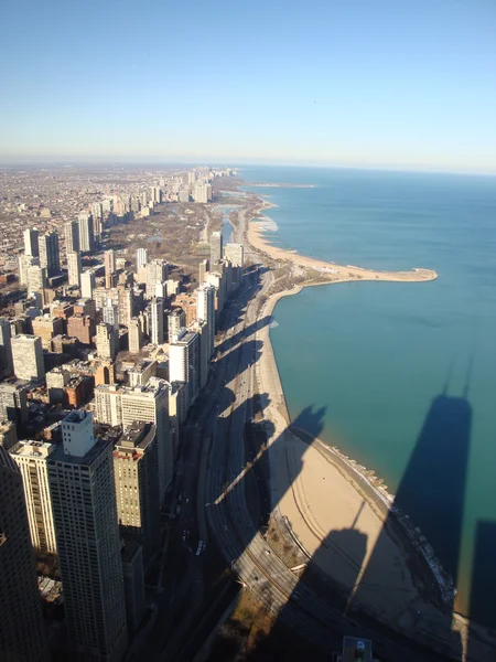 Panorama Chicaga ve stínu — Stock fotografie