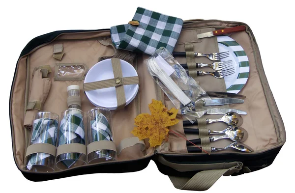 Piknik táska Stock Kép