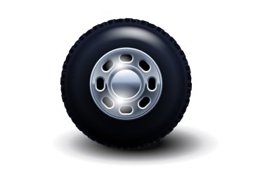 Car wheel clipart