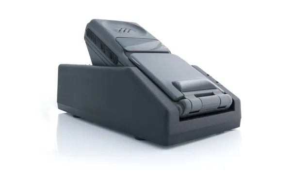 Il telefono cellulare in caricabatterie . — Foto Stock