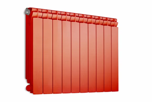 Red radiator. — Stock Photo, Image