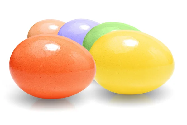 Colored easter eggs. — Stock Photo, Image