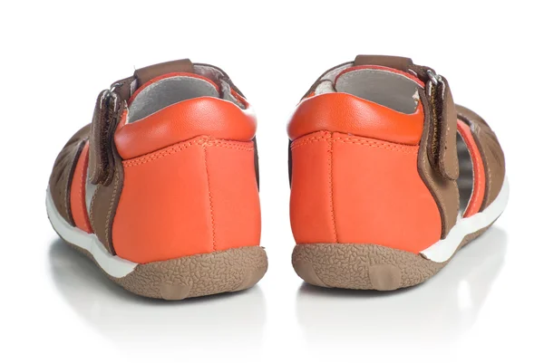 Zapatos de cuero para niños . — Foto de Stock