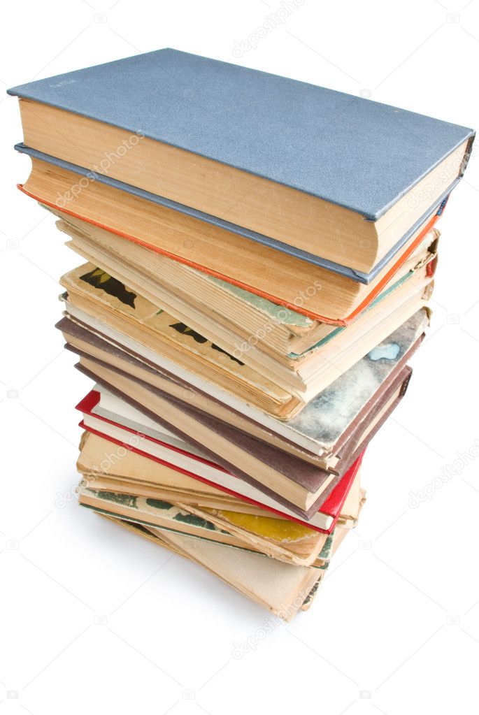 Books stack.