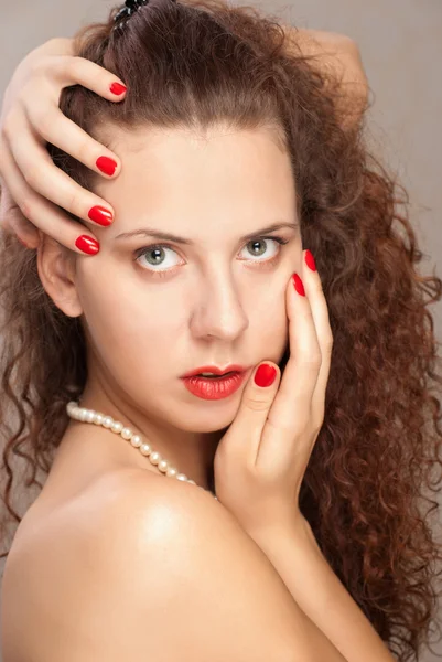 Portrait of glamour woman — Stock Photo, Image