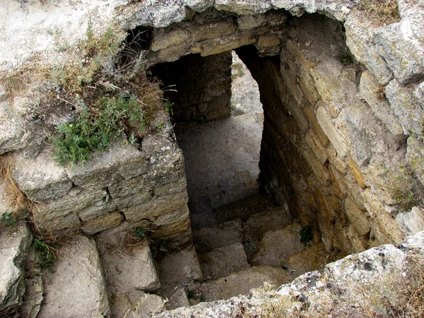 stock image Staircase in the ruins of old fortress