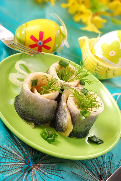Paskalya için ringa balığı böreği — Stok fotoğraf