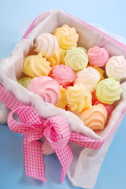 Colorful meringues clipart