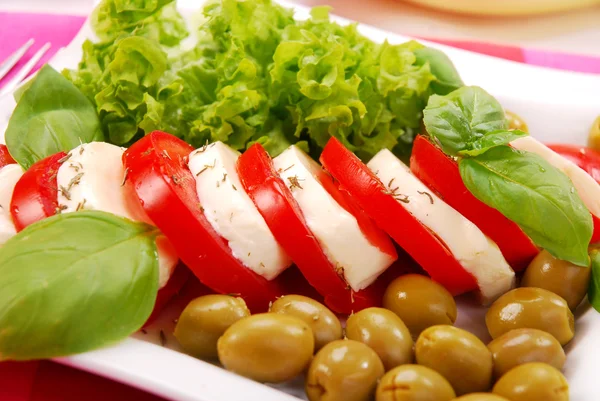 Salada Caprese — Fotografia de Stock
