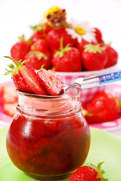 Strawberry confiture — Stock Photo, Image