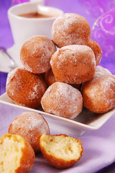 Small homemade donuts — Stock Photo, Image