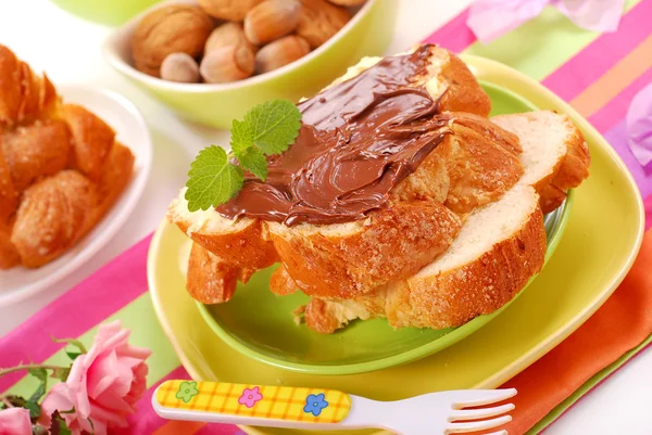 Süßes Frühstück für Kinder — Stockfoto
