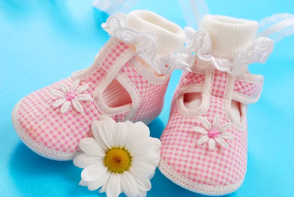 Baby shoes for girl — Stock Photo, Image