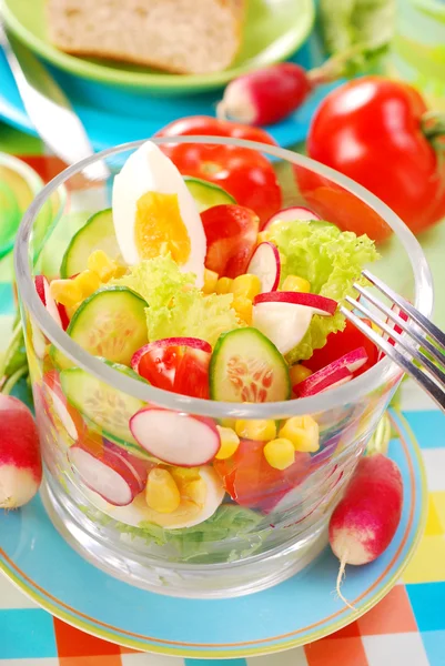 Овочі салат "Весняний" — стокове фото