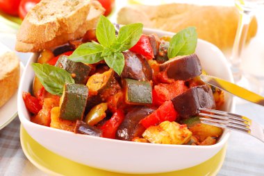 Ratatouille for lunch clipart