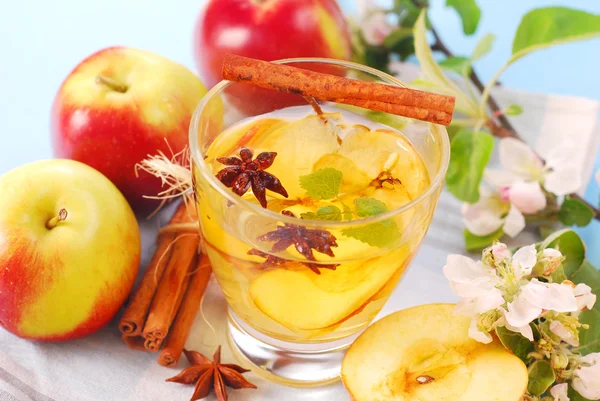 애플 설탕에 절인 과일 — 스톡 사진