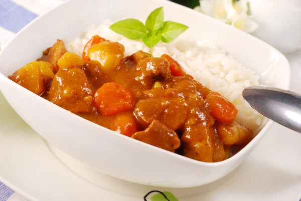 Japansk curry ris — Stockfoto