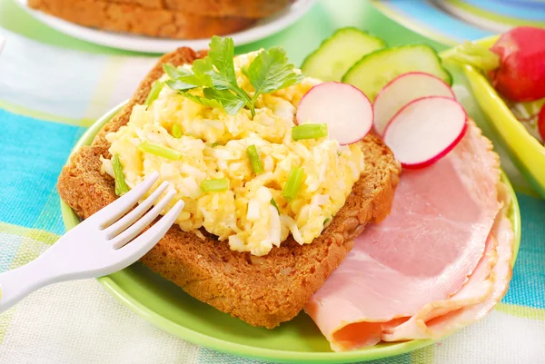 Healthy breakfast for child — Stock Photo, Image