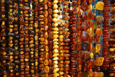 Amber necklaces clipart