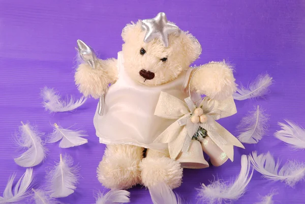 Engel-Teddybär — Stockfoto
