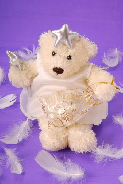 Engel teddy bear — Stockfoto