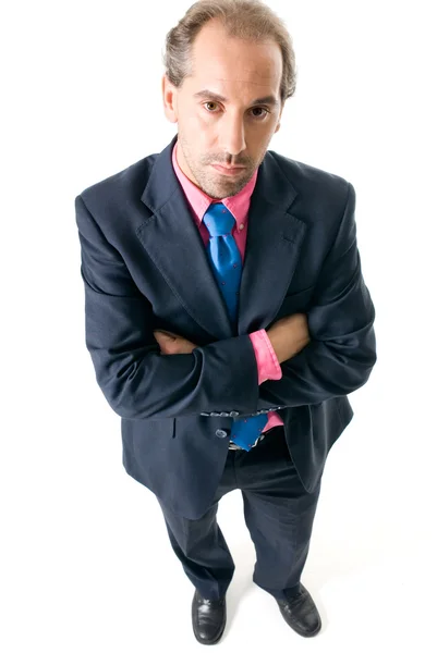 Hombre de negocios con camisa rosa —  Fotos de Stock