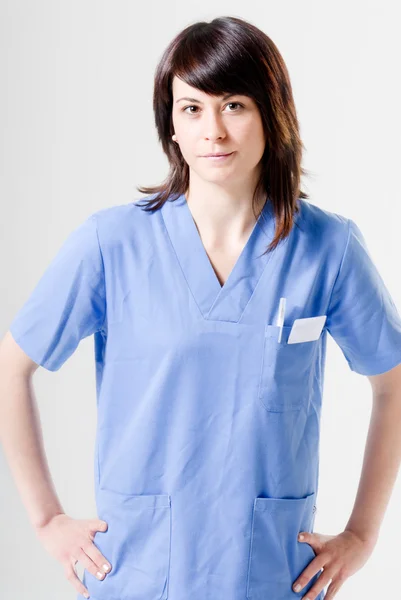 Vänlig sjuksköterska — Stockfoto