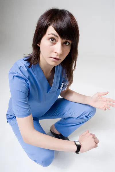 Enfermeira da raiva — Fotografia de Stock