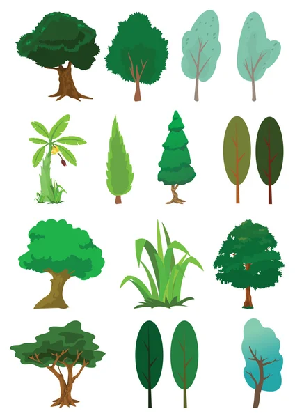 Tree illustration in vector — Stock Vector