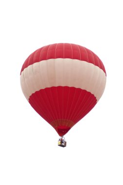 Hot air balloons float in the air clipart
