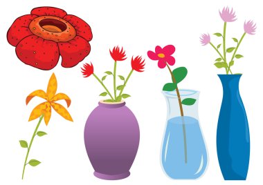 Assorted flower of nature illustration i clipart