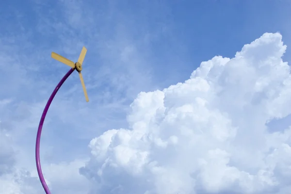 La technologie éolienne un concept vert — Photo