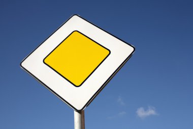 Main road sign clipart