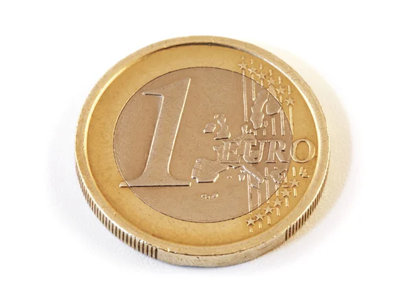 Één euromunt — Stockfoto
