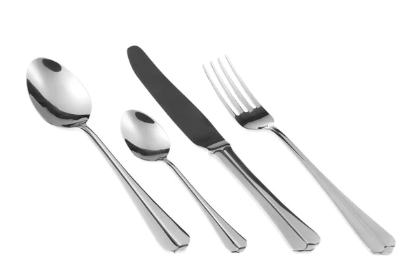 器具。叉、 勺、 刀 — 图库照片