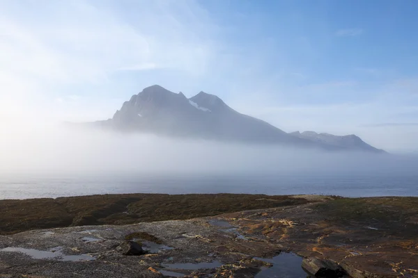 在挪威北部的美丽风景 — 图库照片