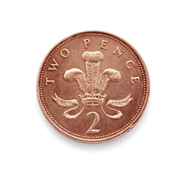 Two pence — Stock Photo, Image