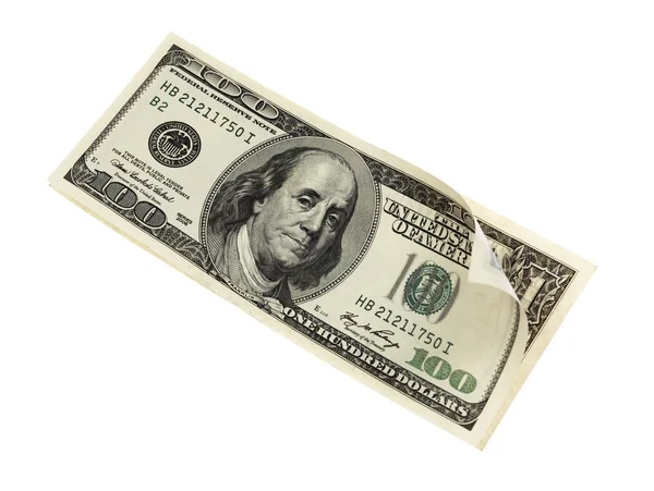 Sto dolaru bankovka — Stock fotografie