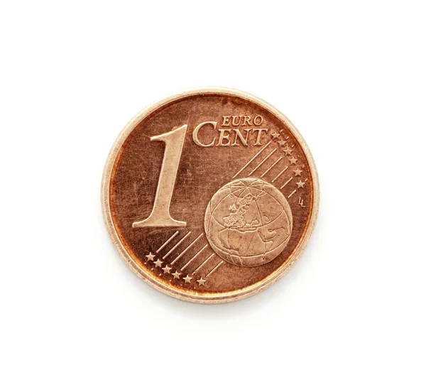 One Euro cent coin. — Stock Photo, Image