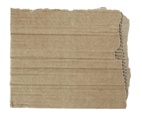Corrugated cardboard sheet — Stock Photo, Image