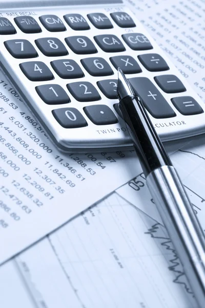 Accounting.dual tono — Foto de Stock