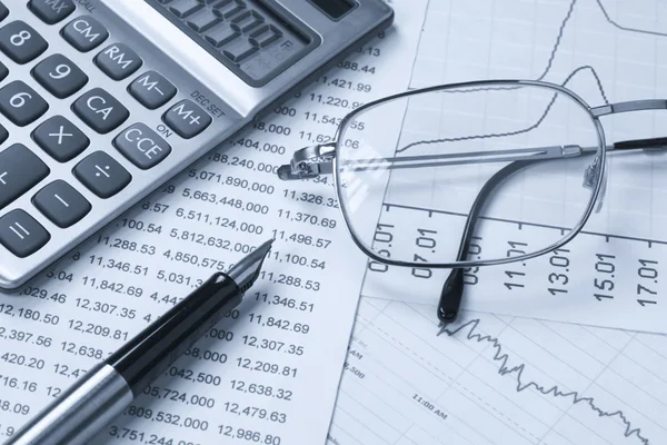 Accounting.Dual ton — Stockfoto