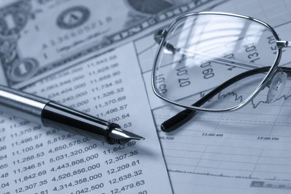 Accounting.Dual ton — Stockfoto
