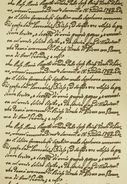 Papel manuscrito — Fotografia de Stock